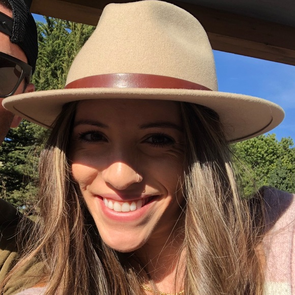 Brixton Tan Hat with Brown Band - Picture 2 of 3